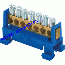 E-Term Null- und Schutzleiterschieneblock 16 mm²  7-polig