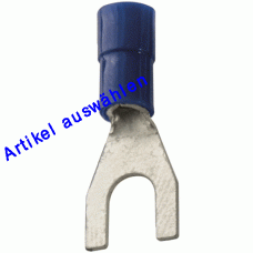 Haupa Gabelkabelschuh blau isoliert 1,5-2,5 mm²