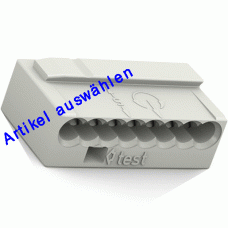 Wago Verbindungsklemme MICRO 8-Leiter-Klemme 0,6-0,8 mm²