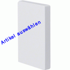 Hager Endplatte für Brüstungskanal BRP/BRHP halogenfrei verkehrsweiß