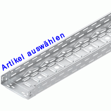 Niedax Kabelrinne gelocht mit angeprägtem Verbinder CITO Stahl