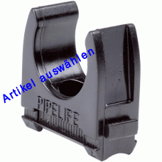 Pipelife Reihenklemmschelle halogenfrei schwarz