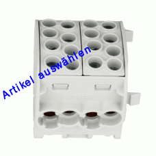 Schrack Hauptleitungsklemme 1-polig anreihbar 4x35 mm²+4x25 mm²