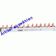 Hager Phasenschiene Stift Schmallbau 4-polig 10 mm²