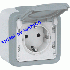 Legrand FR-Aufputz Steckdose Plexo IP55 grau