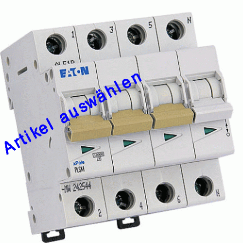 Eaton LS-Schutzschalter 4-polig B-Char