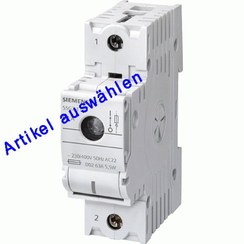 Siemens NEOZED Lasttrennschalter D02 63A
