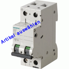 Siemens LS-Schutzschalter 2-polig B-Char