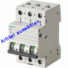 Siemens LS-Schutzschalter 3-polig B-Char