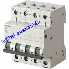 Siemens LS-Schutzschalter 4-polig B-Char