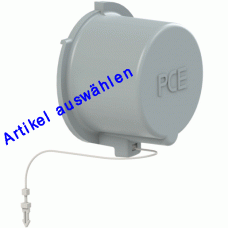 PCE Wasserschutzkappe für CEE-Stecker 5-polig IP67 grau