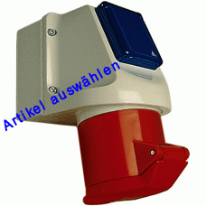 Walther CEE Wandgerätedose Kombi 5-polig 400V 6h IP44