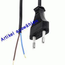 PCE Anschlusskabel Euro-Stecker Kabel offenes Ende 2 m