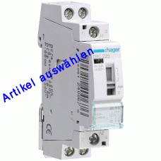 Hager Installationsschütz mit Handschaltung Schließer 230V