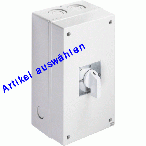 Kraus & Naimer NETZ-0-NOTSTROM Umschalter 4-polig Aufputz IP66