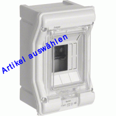 Hager Feuchtraum Verteiler Vector UV-stabil mit metrischer Leitungseinführung IP65
