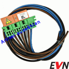 Karl Geiger Zähleranschlussklemme Niederösterreich grün mit Kabel 1-ZST-SW/4