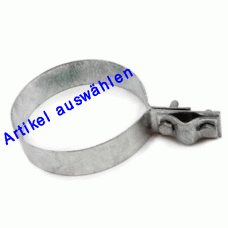 Dehn Regenrohrschelle St/tZn Rohr mit Überleger Stahl