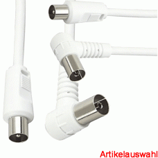 WISI Anschlusskabel Standard IEC DS 51 WINKEL/GERADE