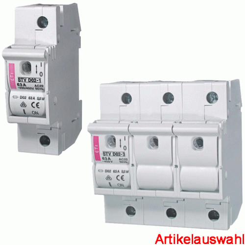 ETI NEOZED Lasttrennschalter D02 63A