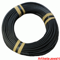 Kauffmann Weich PVC Isolierschlauch 6.0 mm x 0,6 mm