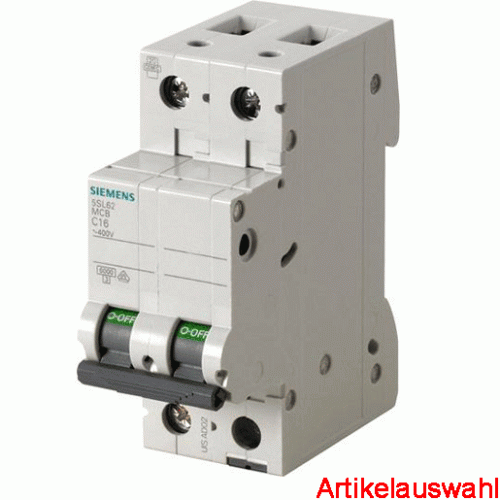 Siemens LS-Schutzschalter 2-polig B-Char