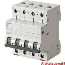 Siemens LS-Schutzschalter 4-polig B-Char