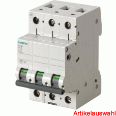 Siemens LS-Schutzschalter 3-polig B-Char