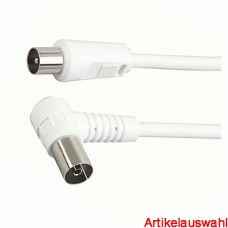 WISI Anschlusskabel Standard IEC DS 51 WINKEL/GERADE