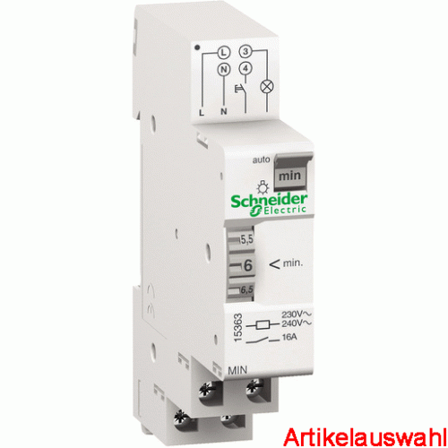 Schneider Electric Treppenlichtzeitschalter 1 Schließer 16A 230V