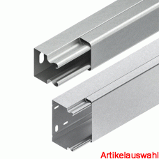 Niedax Leitungsschutzkanal mit Deckel mit Bodenlochung Länge 2000 mm Stahl bandverzinkt