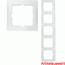 Berker Abdeckrahmen S.1 polarweiß  glänzend
