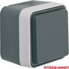 Berker Steckdose SCHUKO mit Klappdeckel Aufputz