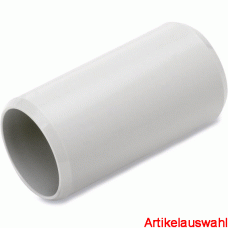 Dietzel Steckmuffe SM hellgrau zur Verbindung von starren oder biegsamen Rohren