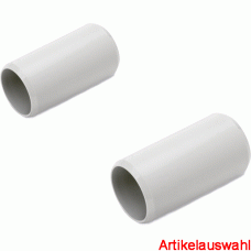 Dietzel Steckmuffe SM hellgrau zur Verbindung von starren oder biegsamen Rohren