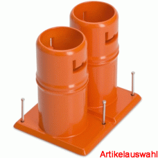 Dietzel Verbindungstülle paarig trennbar orange VBT