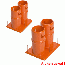 Dietzel Verbindungstülle paarig trennbar orange VBT