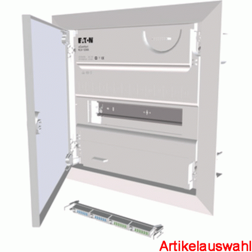 Eaton Hohlwand Verteiler mit flacher Stahlblechtür