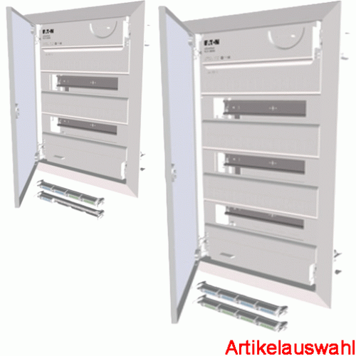 Eaton Hohlwand Verteiler mit flacher Stahlblechtür