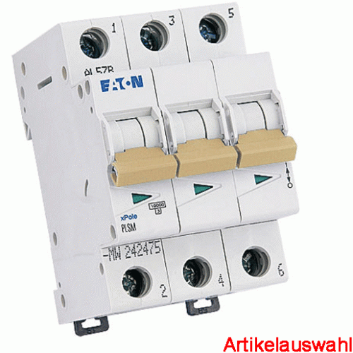 Eaton LS-Schutzschalter 3-polig B-Char