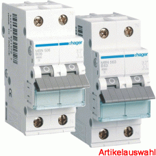 Hager LS-Schalter 1-polig+N 6kA B-Charakteristik