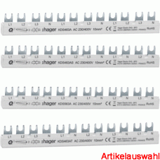 Hager Phasenschiene Gabel 10 mm² 12 Module