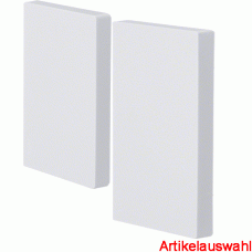 Hager Endplatte für Brüstungskanal BRP/BRHP halogenfrei verkehrsweiß