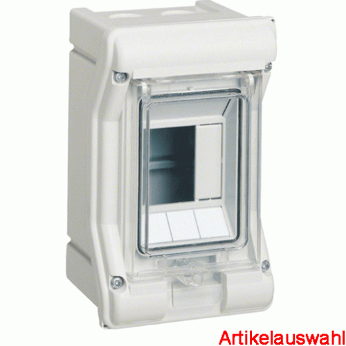 Hager Feuchtraum Verteiler Vector UV-stabil mit metrischer Leitungseinführung IP65