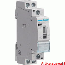 Hager Installationsschütz mit Handschaltung Schließer 230V