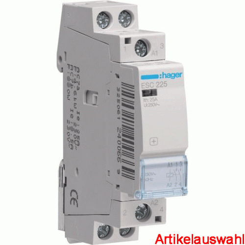 Hager Installationsschütz Schließer 230V