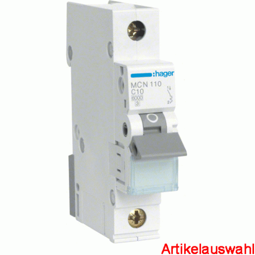 Hager LS-Schutzschalter 1-polig C-Char