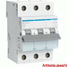 Hager LS-Schutzschalter 3-polig C-Char