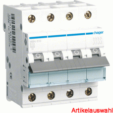 Hager LS-Schutzschalter 4-polig B-Char
