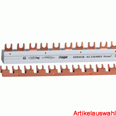 Hager Phasenschiene Gabel 10 mm² 57 Module